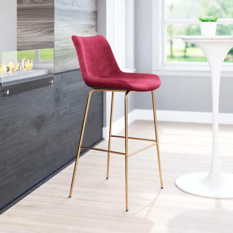 Tony Bar Chair - 21.3" W x 22" D x 43.3" H