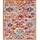 preview thumbnail 2 of 11, SAFAVIEH Savannah Mami Boho Oriental Polyester Rug 8' x 10' - Cream/Orange - Rectangle