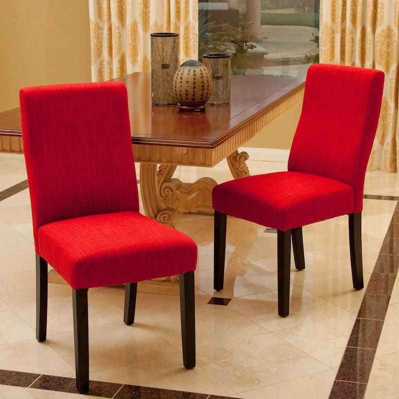Corbin Contemporary Fabric Dining Chair (Set of 2) by Christopher Knight Home