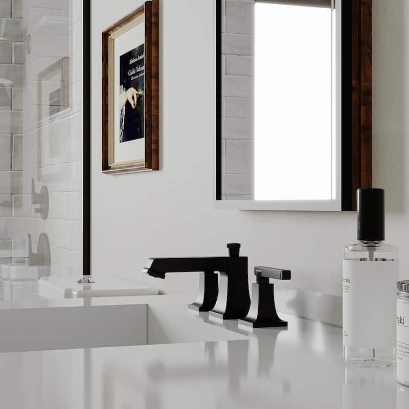 Double-handle Widespread Bathroom Faucet