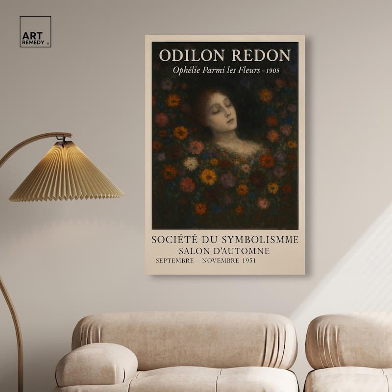 Redon's Beauty Canvas by Art Remedy, Gallery Wrapped