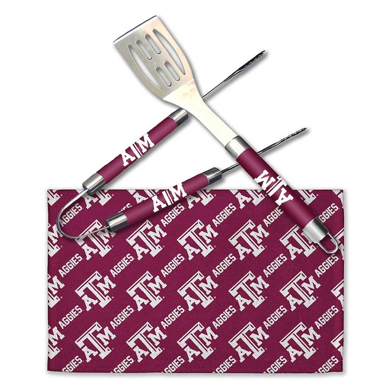 NCAA BBQ Grill Utensil Set