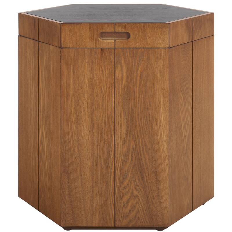 SAFAVIEH Iris Hexagon Storage Accent Table (Fully Assembled) - 20 In. W x 20 In. D x 20 In.H - 20Wx20Dx20H