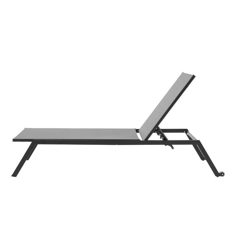 Corvus Torino Adjustable Sling Fabric Patio Chaise Lounge