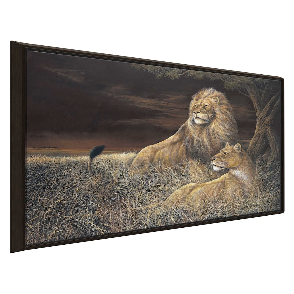 "Winds Serengeti" by Ruane Manning Print on Floating Canvas