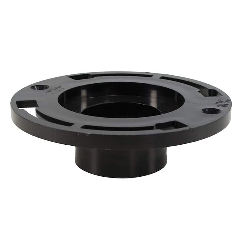 Jones Stephens C51301 3 ABS Closet Flange Less Knockout - Black