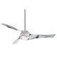 preview thumbnail 20 of 37, Minka Aire Artemis 3 Blade 58 Inch Ceiling Fan With Light Kit