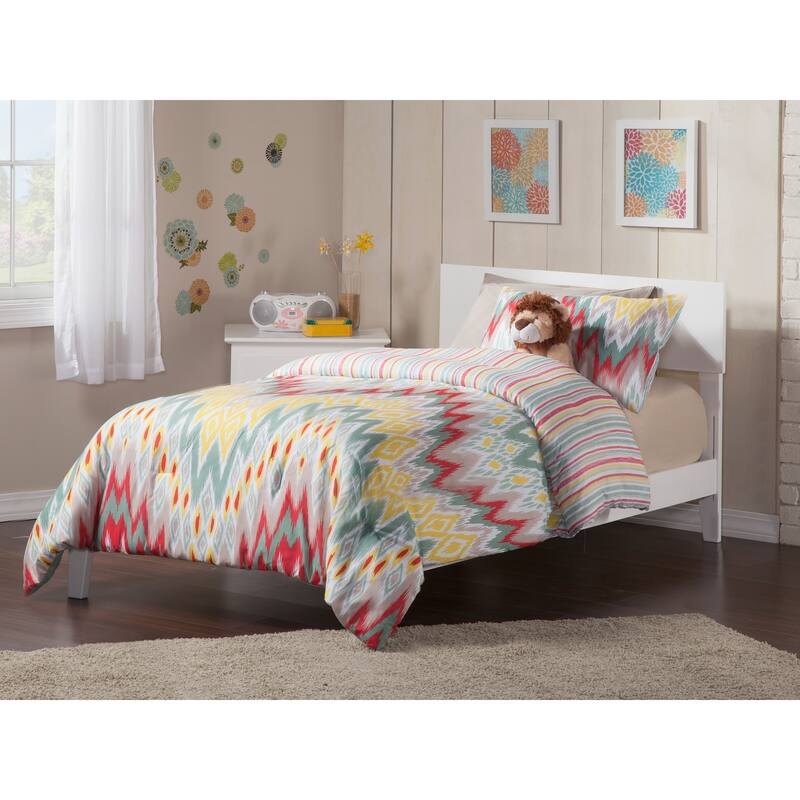 Platform Bed Frame Modern Low Profile Bed with Open Footboard