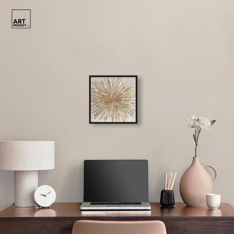Golden Zenith Canvas by Art Remedy