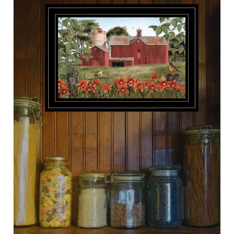 TrendyDecor4U Contemporary "Summer Days" Framed Print Wall Art by Billy Jacobs