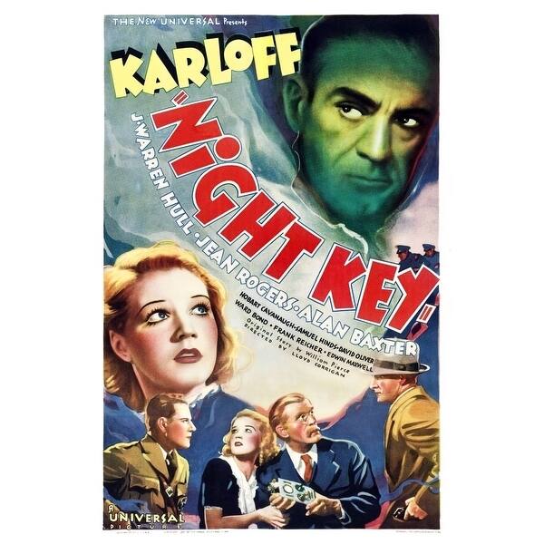 Night Key Poster Top Right Boris Karloff Bottom From Left Jean Rogers ...