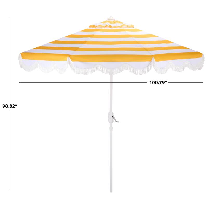 SAFAVIEH Outdoor Living Lucerna 9ft Crank Umbrella