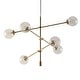 preview thumbnail 4 of 8, Carson Carrington Tomten 6-light Sputnik Chandelier
