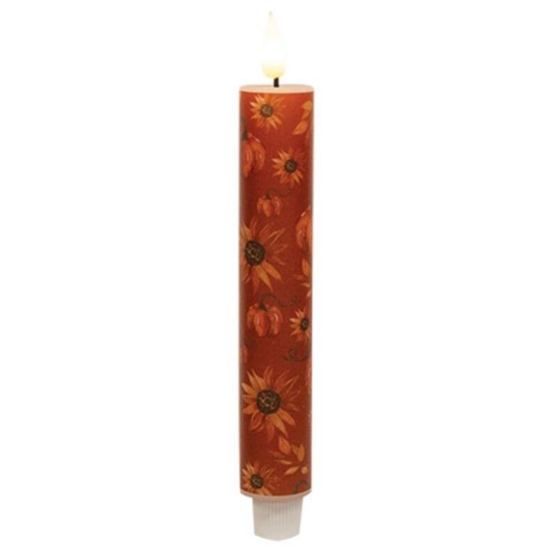 Shades of Autumn Timer LED Timer Votive - 2 x 4 - 8"