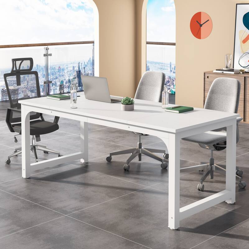 6FT Modern Rectangular Conference Table - 70.86" L x 31.49" W x 29.52" H