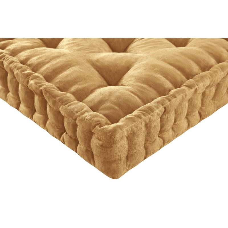 Intelligent Design Azza Poly Chenille Square Floor Pillow Cushion
