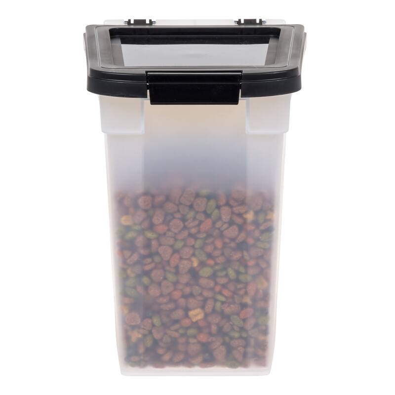 IRIS USA® Airtight Container 12.75 Qt Buckle Lid - White - Set of 2