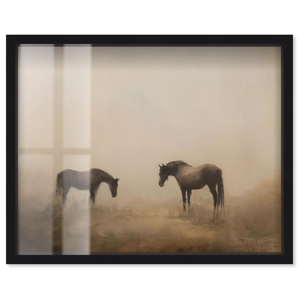 Equine Duo II Shadowbox by Art Remedy