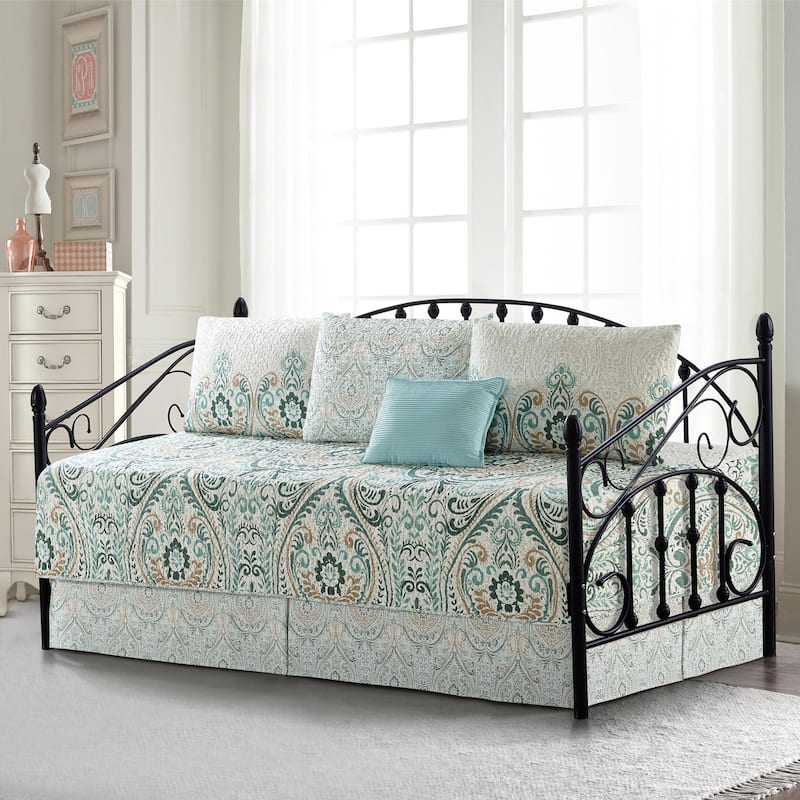 Serenta 6 Piece Cotton Blend Daybed Bedspread Coverlet Set - 75" x 39"