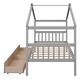 preview thumbnail 11 of 9, Multifunctional Design Twin Size House Bed with Drawers
