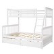 preview thumbnail 30 of 71, Multifunctional & Useful Design Wood Bunk Bed with Solid Construction and Maximized Storage Space