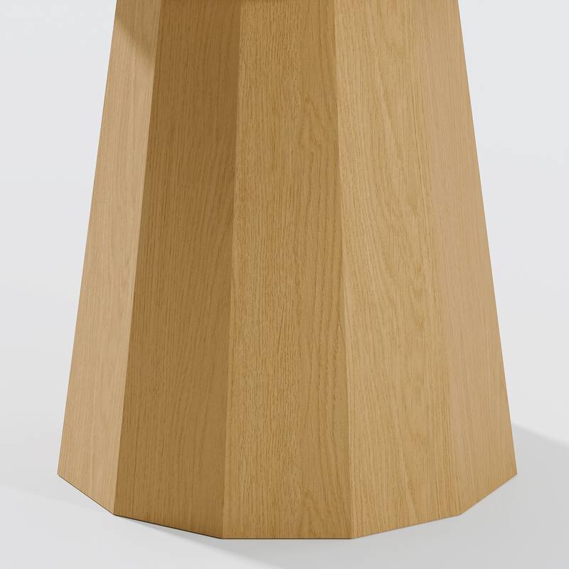 86" Double Pedestal Solid Wood Dining Table