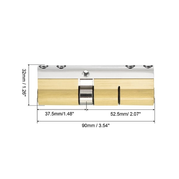 Uxcell 37.5/37.5  75mm Overall  European Double Lock Cylinder With Keys F403dd58 C247 4736 A432 De3d9a17ba8f.806d03556854786c225fa8350d8b971a