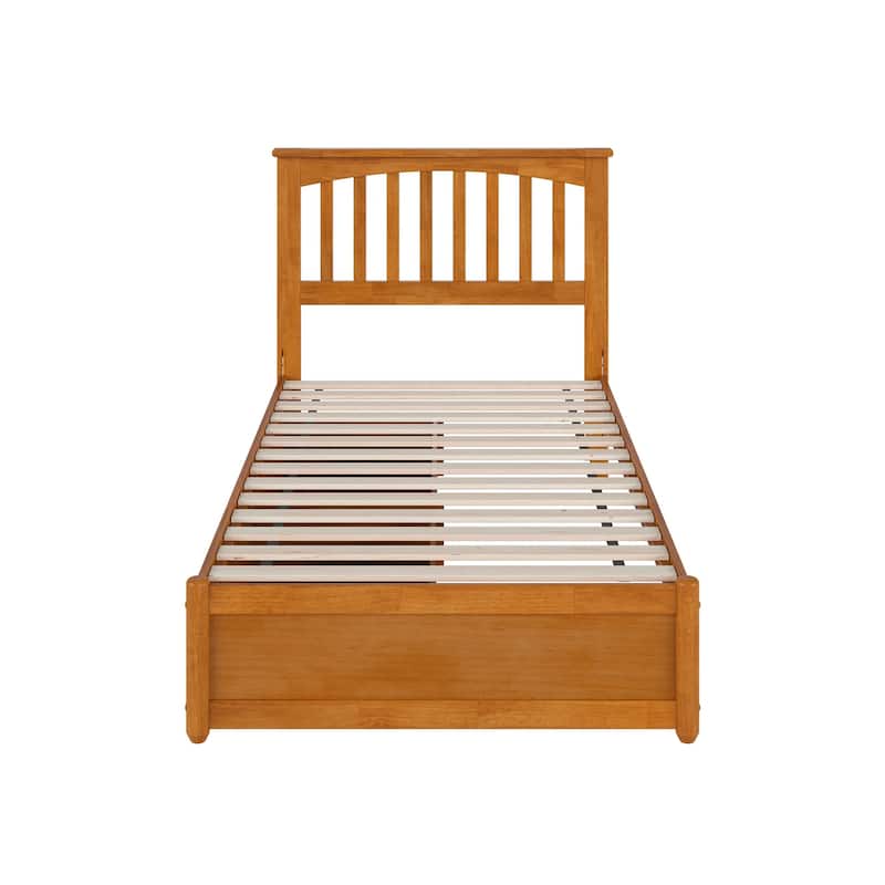 Everett Platform Bed with Panel Footboard and Storage Drawers