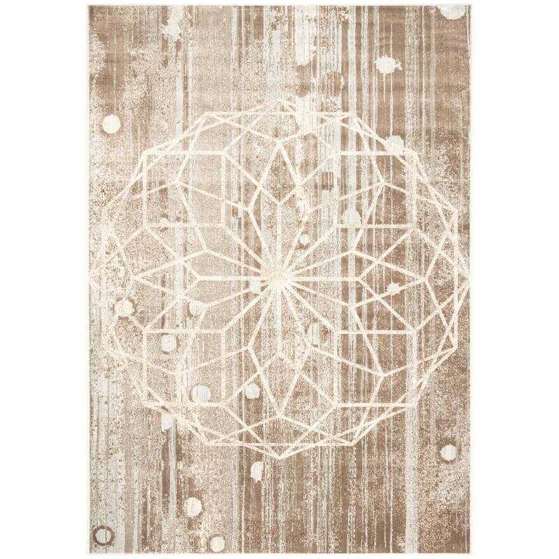 SAFAVIEH Constellation Vintage Boho Trini Modern Abstract Viscose Rug - 2' x 3' - Beige/Multi
