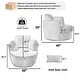 preview thumbnail 2 of 61, Oversized 360 Degreed Swivel Accent Chair Modern Soft Plush Corduroy Round Barrel Chair for Living Room Bedroom with Pillows