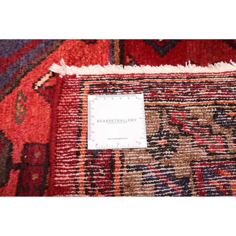 ECARPETGALLERY Hand-knotted Andelz Dark Red Wool Rug - 4'8 x 6'4