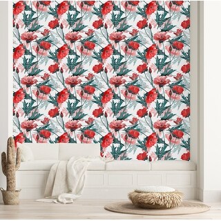 Red Poppies Wallpaper Peel and Stick and Prepasted - Bed Bath & Beyond ...