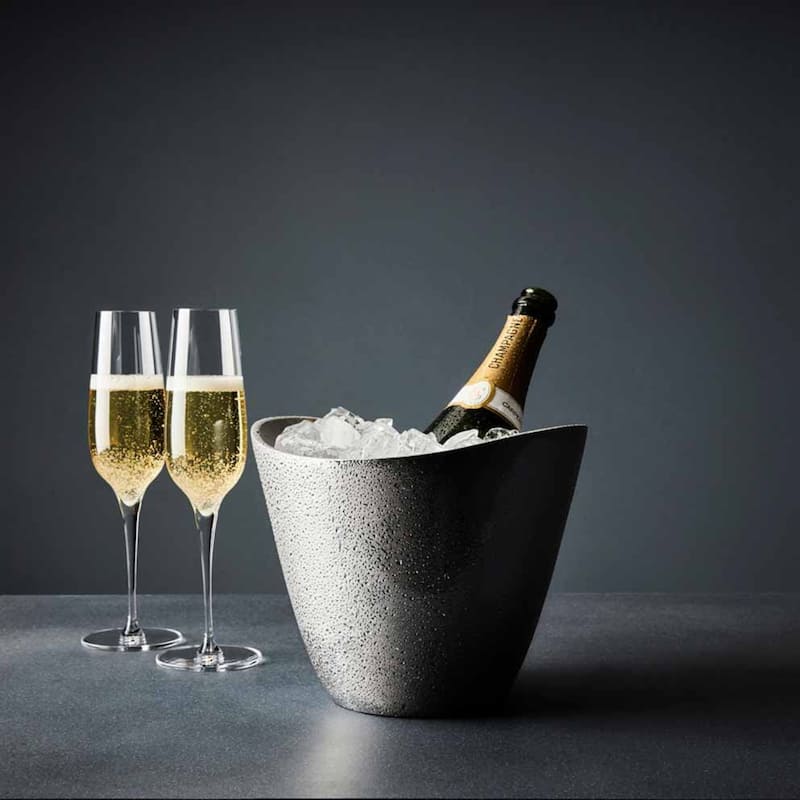 Nambe Vie Champagne Bucket - 9” D x 7.5” H