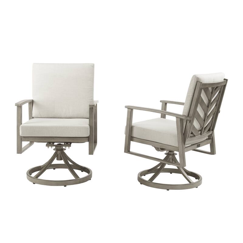 Patio Aluminum Round 59.5" Dining Table With Outdoor Chairs