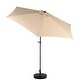 preview thumbnail 13 of 48, 9FT Outdoor Patio Umbrella Outdoor Table Umbrella with Push Button Tilt and Crank