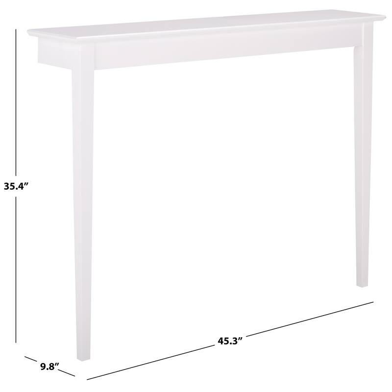 SAFAVIEH Home Entil 2-Legged Console Table - 10"W x 45"D x 35"H