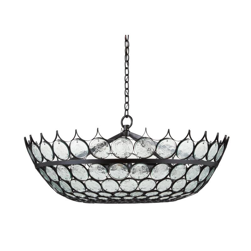 Currey & Company Augustus Chandelier - 16.75"h x 38.5"dia
