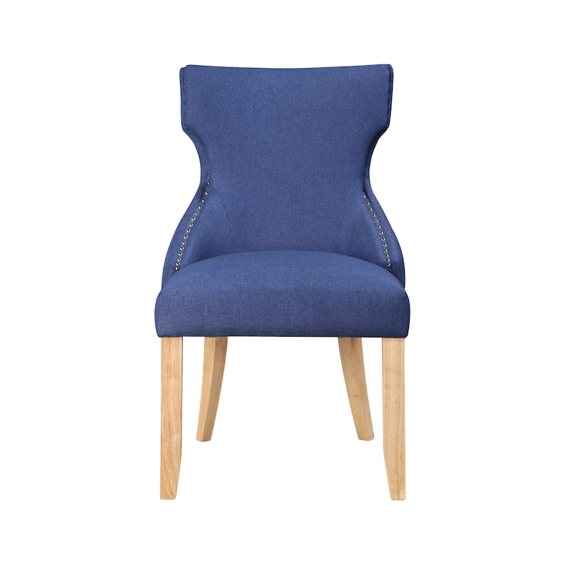 Gaji Contemporary Wood Tufted Wingback 2-Piece Side Chairs by Furniture of America