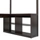 preview thumbnail 54 of 52, Solid Wood Loft Bed with Bulit-in U-shaped Desk and 2 Drawers, Full Size Loft Bedframe with Storage Shelves and Tri-fold Mirror