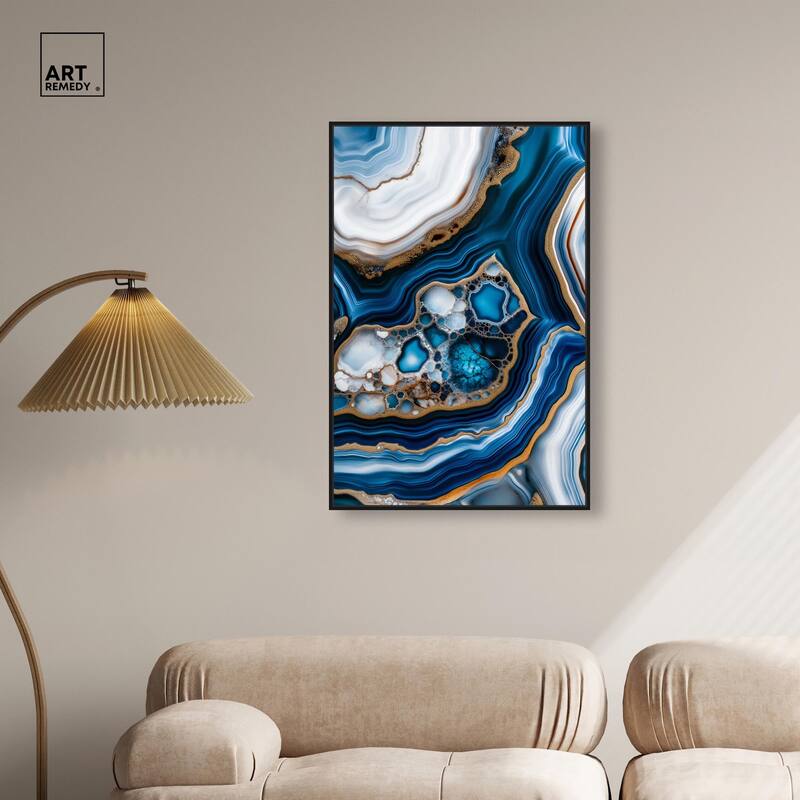 Azure Alveoli II Canvas by Art Remedy