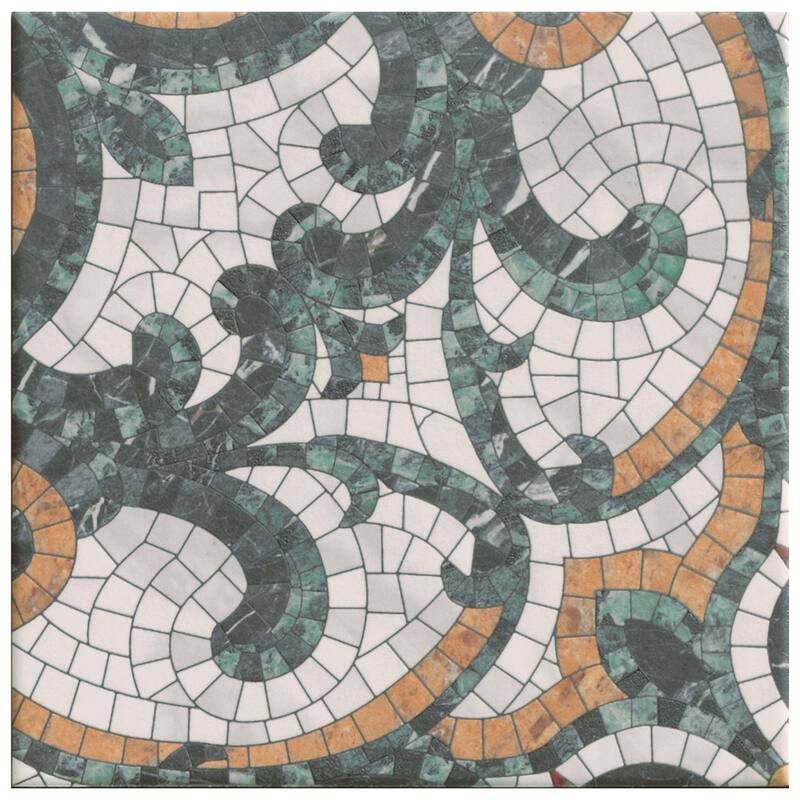 Merola Tile Versailles Mosaico Palace 7-7/8" x 7-7/8" Porcelain Floor and Wall Tile