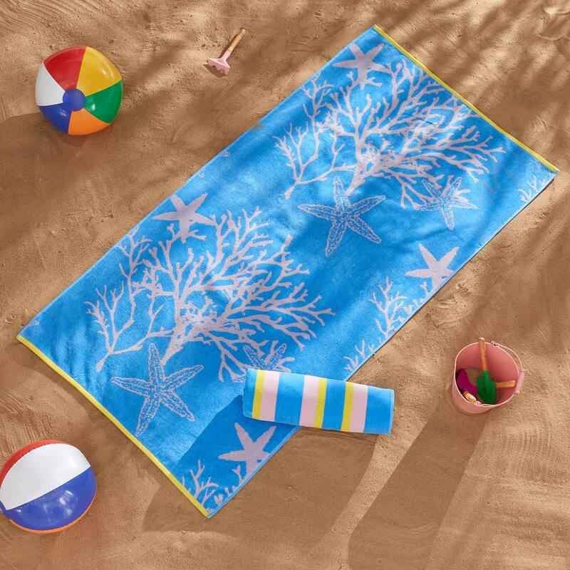 Luxurious Cotton Printed Beach Towel