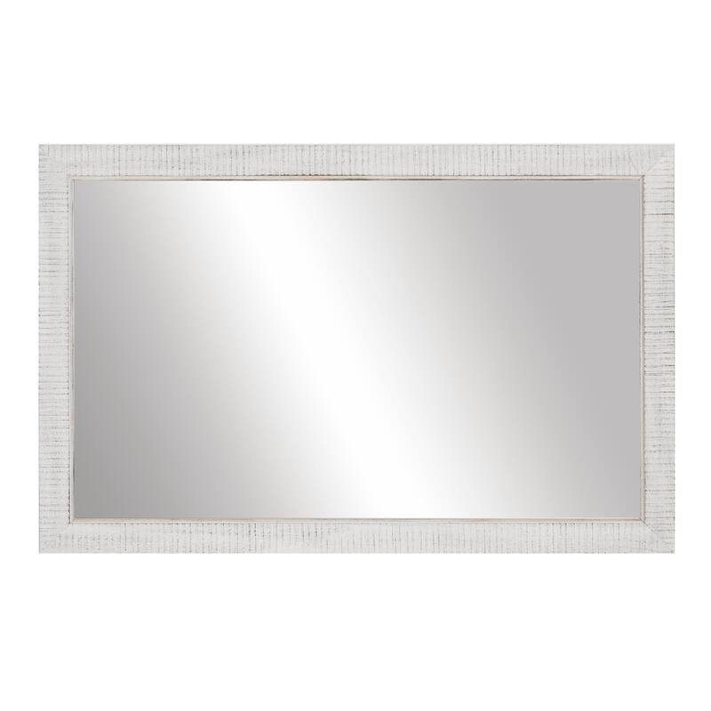 Frame My Mirror White Framed Mirror, Huntington Design