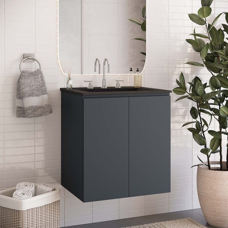 Bryn 24" Wall-Mount Bathroom Vanity