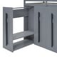 preview thumbnail 35 of 35, Twin Loft Bed with 4 Large Wardrobes Underneath, Storage Loft Bed