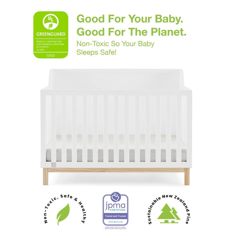 Oxford 6-in-1 Convertible Crib - Greenguard Gold Certified