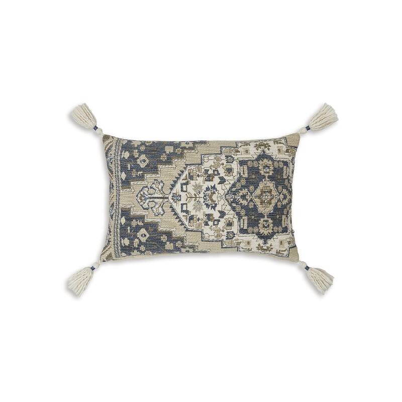 Signature Design by Ashley Winbury Blue/Tan/White Pillow