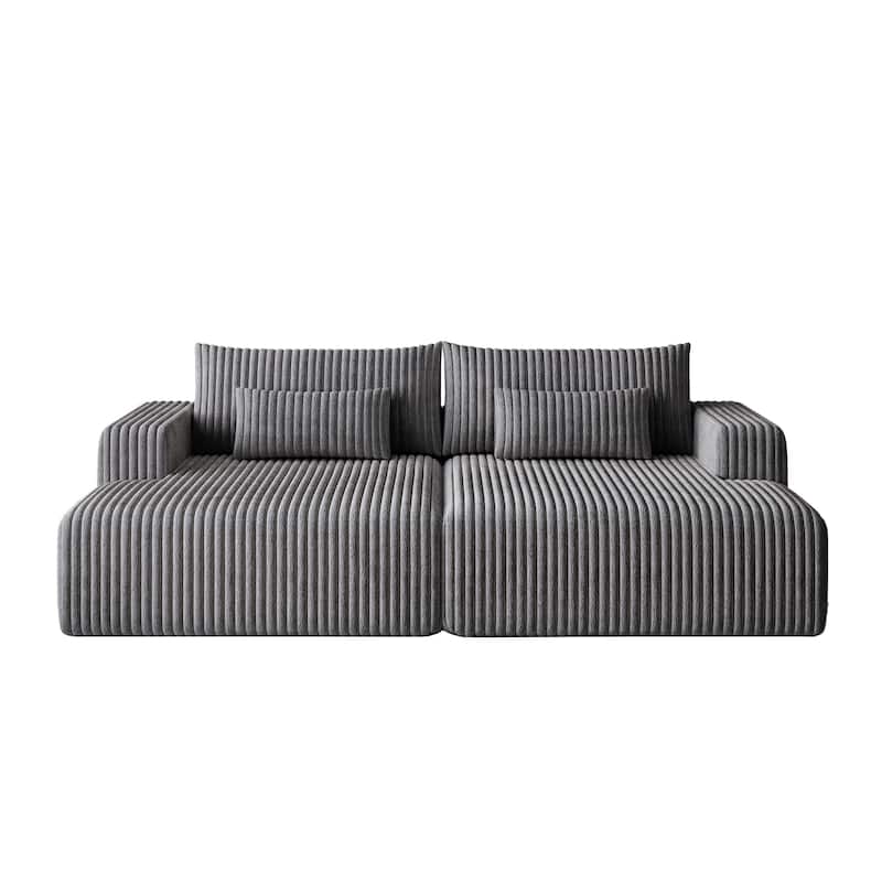 Luxury Sleeper Sofa Bed with Soft Cushion - Ultimate Comfort for Your Home