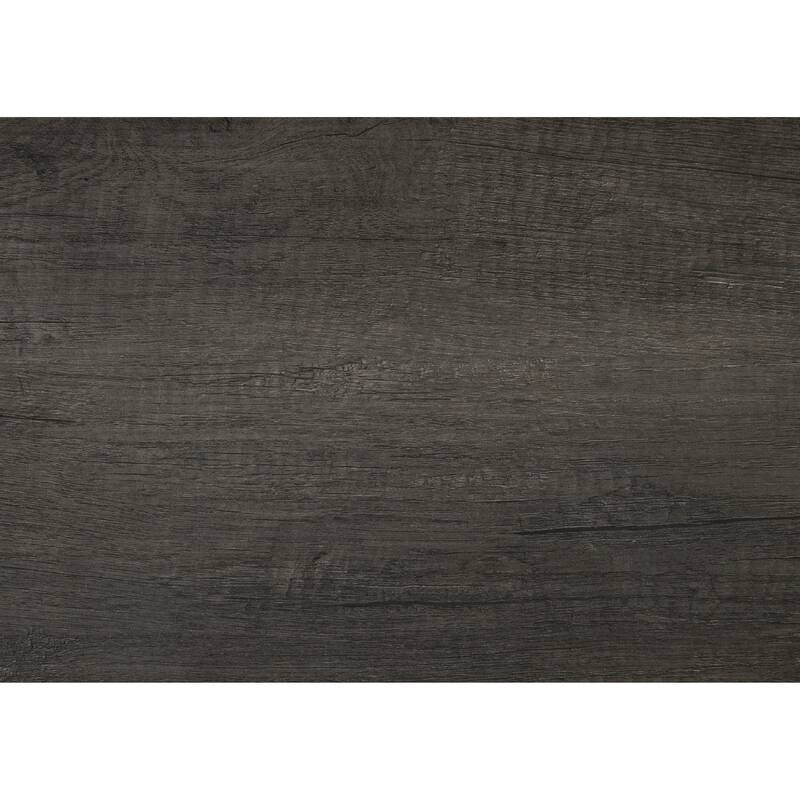 Nemy 59 Inch Dresser, 6 Drawers, Gray Melamine Board, Drop Handles