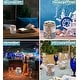 preview thumbnail 3 of 5, CoTa Global Silver Sea Starfish Candle Holder with Starfish Figure - 3.2″Lx2.8″Wx2.8″H